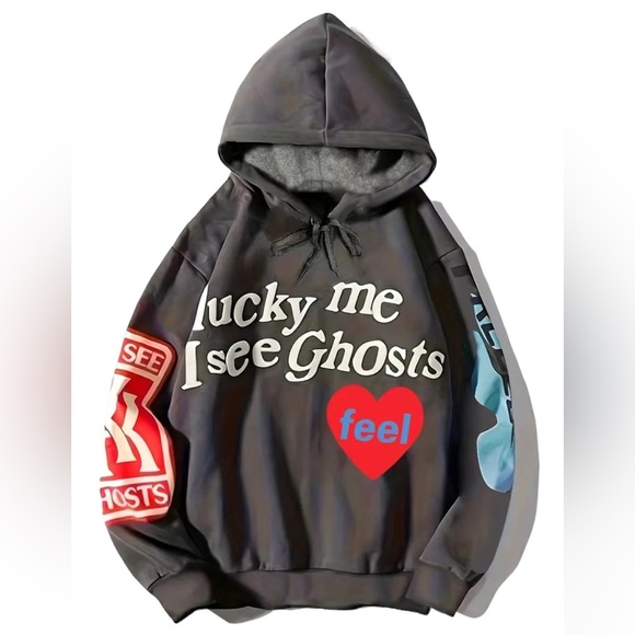 Yeezy Tops - ▪️Kanye West “Lucky Me I See Ghosts” x Camp Flog Gnaw Hoodie Sweatshirt
